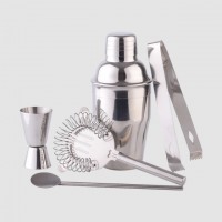 Factory Direct vintage custom logo bottle 200ml 550ml stainless steel barware bartending tools sets mini cocktail shaker