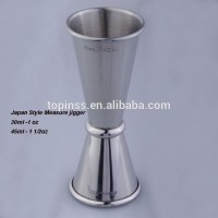 30/45ml Custom logo stainless steel Japan Style Cocktail measure bar jigger