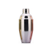 500ml heavyweight cocktail shaker stainless steel 3 pieces cobbler shaker