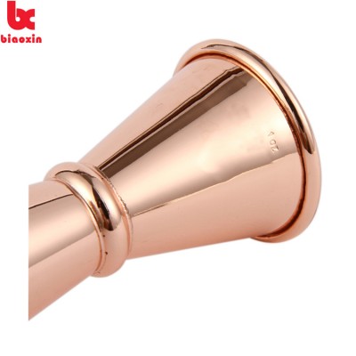 30/60ml angled measuring copper stainless jigger