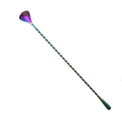 rainbow cheap stainless steel bar spoon stirrer wholesale