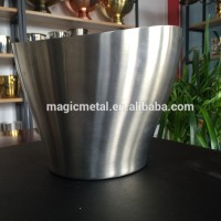 China manufacturer supply metal ice bucket,silver champagne ice bucket