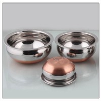 Stainless Steel Copper Base Serving Bowl